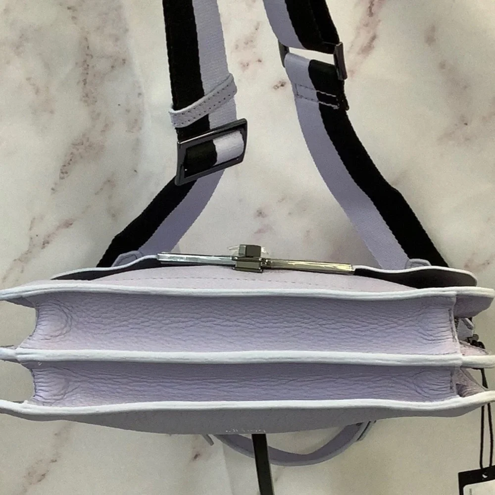 NWT Botkier Valentina Satchel Lavender Flap Closure - Picture 4 of 7